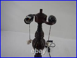 Hauty TJ-16 Tiffany Style Stained Glass Table Lamp