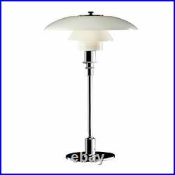 High-quality PH 3/2 Glass Table Lamp Modern Bedside Light Decor Metal + Glass