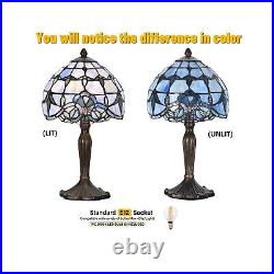 HomeBeauty Tiffany Lamp Baroque Design Stained Glass Table Lamp for Living Ro