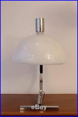 Huge FRANCO ALBINI mid century table desk Lamp Modern Design 50s Sirrah glass