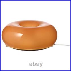 IKEA VARMBLIXT LED Table/Wall Donut Lamp Orange Glass/Round Sabine Marcelis NEW