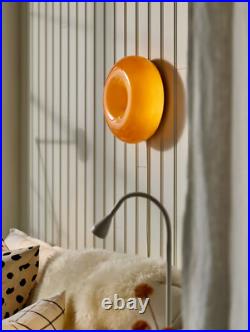 IKEA VARMBLIXT Orange Glass Donut Table or Wall Lamp by Sabine Marcelis NEW