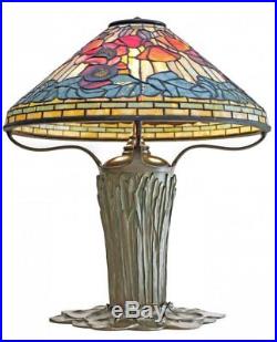 Important Tiffany Studios Poppy Table Lamp, Circa 1910