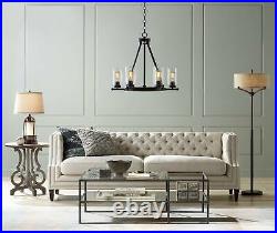 Industrial Table Lamp with Nightlight Bronze Metal Glass for Living Room Bedroom