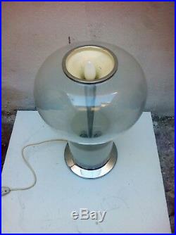 Italian Mid Century Space Age Murano Glass table lamp Mangiarotti Artemide1960s