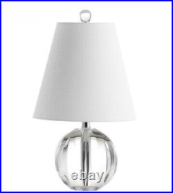 JONATHAN Y 16Glam Traditional Crystal Ball/Metal LED Table Lamp Clear Goddard