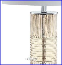 JONATHAN Y 30Contemporary Transitional Glass/Crystal LED Table Lamp, Champagne