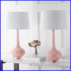 JONATHAN Y JYL1079A-SET2 Set of 2 Table Lamps Bette 28.5 Glass LED Table Lamp