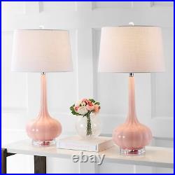 JONATHAN Y JYL1079A-SET2 Set of 2 Table Lamps Bette 28.5 Glass LED Table Lamp