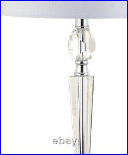 JONATHAN Y Set of 2 Table Lamps Victoria 27 Crystal LED Table Lamp