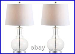 Jyl1068bset2 Set Of 2 Table Lamps Lavelle 25 Glass Led Table Lamp Contemporary