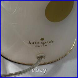 Kate Spade New York Pavilion Gold Polka Dot Table Lamp With Shade Modern Desig