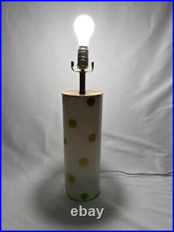 Kate Spade New York Pavilion Gold Polka Dot Table Lamp With Shade Modern Desig