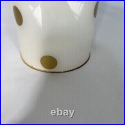 Kate Spade New York Pavilion Gold Polka Dot Table Lamp With Shade Modern Desig