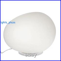 LED table lamp for living room, bedroom, geometric glass ball egg table lamp