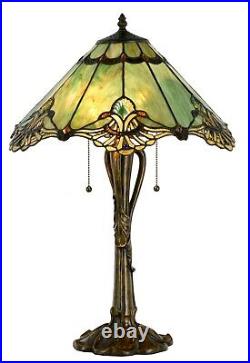 Large Tiffany Style Table Lamp 18 inch wide