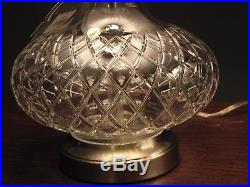 Marlene Waterford Crystal Table Lamp New! Nib! 20