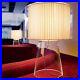 Marset Large Mercer Table Lamp w Cotton Shade in Blown Glass