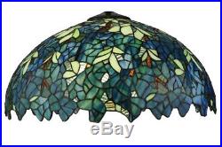 Meyda Tiffany 124815 Nightfall Wisteria 26 Tall Table Lamp with Stained Glass