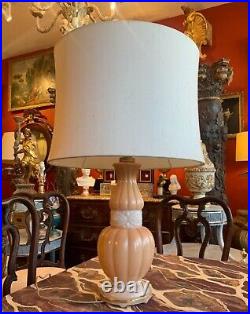 Mid 20th Century Italian Aladdin Blown Glass Table Lamp
