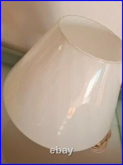 Mid Century Design Glasses Murano Mushroom 1970 Mushroom Lamp, Made IN Italy