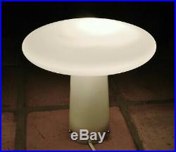 Mid-Century Modern 13 Lisa Johansson Pape Frosted Glass Mushroom UFO Table Lamp