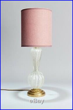 Mid Century Table Lamp attributed to Barovier & Toso Murano