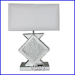Mirror Glitz Home Office Bedside Bedroom Desk Table Lamp Interior Lighting