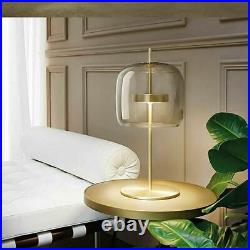 Modern Glass Shade Table Light Nightstand Study Reading Desk Lamp Bedside Lamps