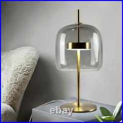 Modern Glass Shade Table Light Nightstand Study Reading Desk Lamp Bedside Lamps