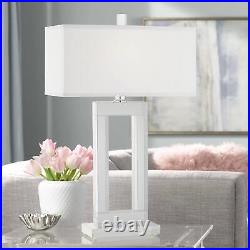 Modern Table Lamp Clear Crystal Glass for Living Room Family Bedroom Bedside