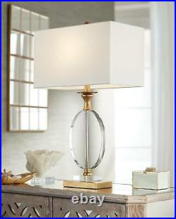 Modern Table Lamp Gold Clear Crystal Glass for Living Room Bedroom Nightstand