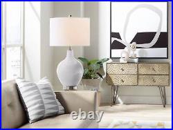 Modern Table Lamp Swanky Gray Glass Ovo for Living Room Bedroom Bedside Office