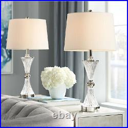 Modern Table Lamps Set of 2 with USB Charging Port Living Room Bedroom Bedside