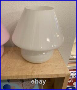 Mushroom Lamp White Glass Table lamp