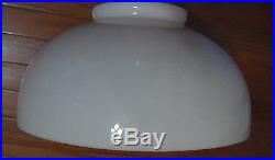 NEW 14 Dome Hanging Table Opal White Glass Kerosene Oil Lamp Shade -Made in USA