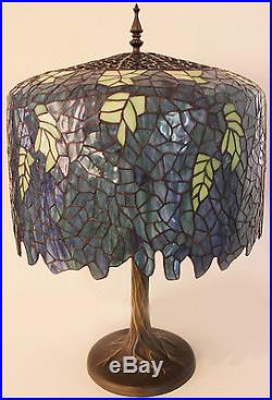 New Tiffany Style Wisteria Table Lamp Stained Glass Tiffany style lighting