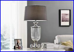OK Lighting OK-5711 32.50 H Amelie Glass Table Lamp Clear NEW