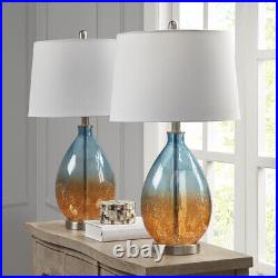 Only support Drop Shipping Buyer Cortina Ombre Glass Table Lamp, Set of 2