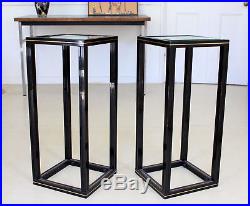 Pierre Vandel Pair Side Tables 2 Lamp Tables French