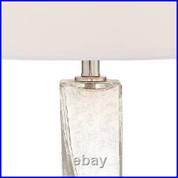 Possini Euro Oirin 32 1/4 Crackle Mercury Glass Table Lamps Set of 2