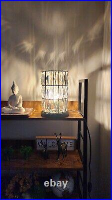 Pottery Barn Crystal Lamp Adeline Black Base Beautiful LED