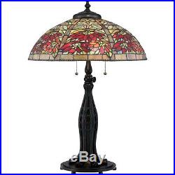 Quoizel TF2600TVA Tiffany 3 Light 33 Tall Accent Table Lamp withTiffany Shade