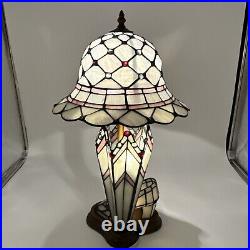 Rare Dale Tiffany Art Glass Table Lamp Shoe, Umbrella And Hat