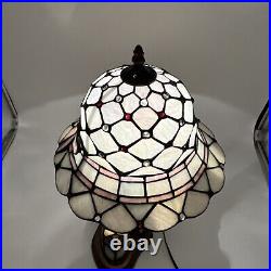 Rare Dale Tiffany Art Glass Table Lamp Shoe, Umbrella And Hat