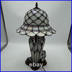 Rare Dale Tiffany Art Glass Table Lamp Shoe, Umbrella And Hat