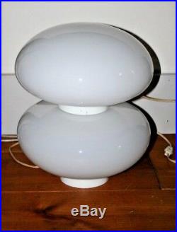 Rare VTG Mid Century MODERN LAUREL Double Glass MUSHROOM Globe LAMP BILL CURRY