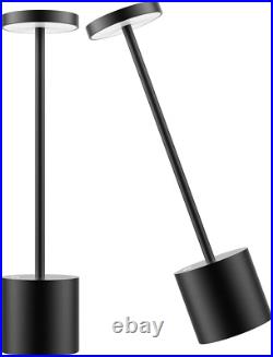 Rechargeable Cordless LED Table Lamp, Portable USB Metal Desk Lamp 6000Mah Batte