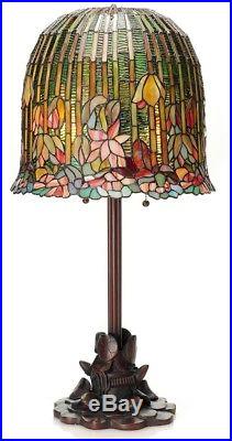 River Of Goods Tiffany Style Pond Lily Stained Glass Table Lamp