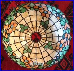 Royal Art Leaded glass lamp Handel Tiffany arts & crafts slag glass era